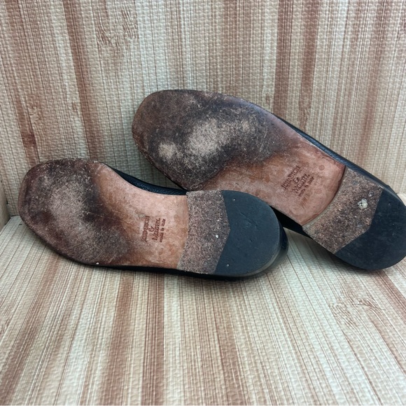 Johnston & Murphy Domani Shoes Size 12 Black Woven Leather Tassel Loafers Italy - Picture 12 of 12
